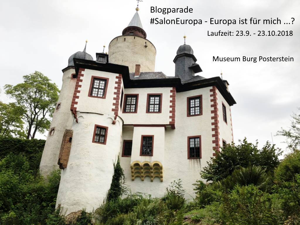 Blogparade #SalonEuropa - Salonkultur digital und analog von Burg Posterstein läuft bis zum 23.10.18 - hier Ansicht der Burg.