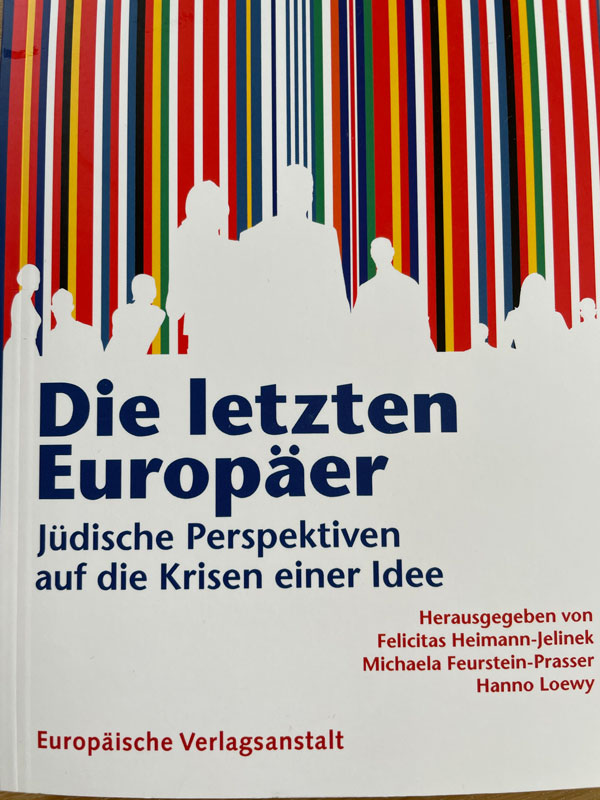Cover zum Begleitbuch der Ausstellung im Jüdischen Museum. „Die letzten Europäer". Ausstellungen in München.